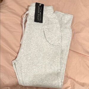 Little Bipsy Light Gray Kids Joggers